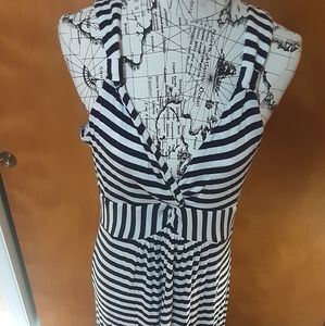 Spense xl striped maxi dress